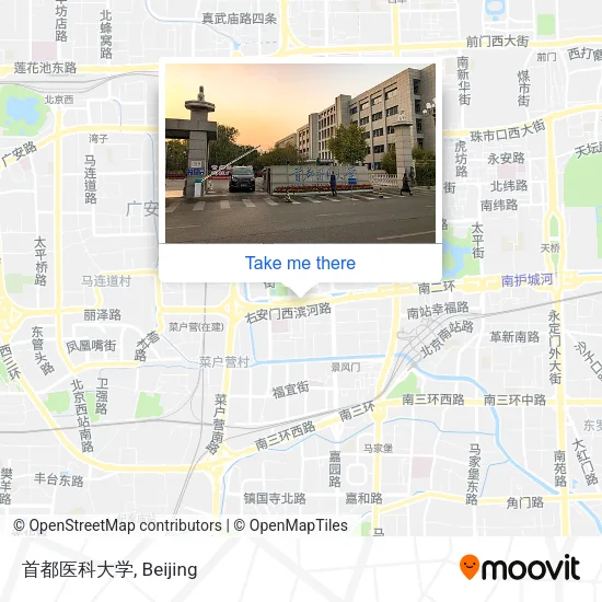首都医科大学 map