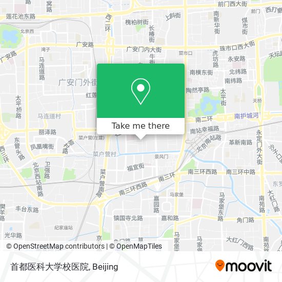 首都医科大学校医院 map