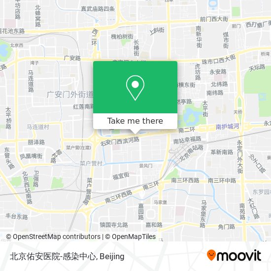 北京佑安医院-感染中心 map