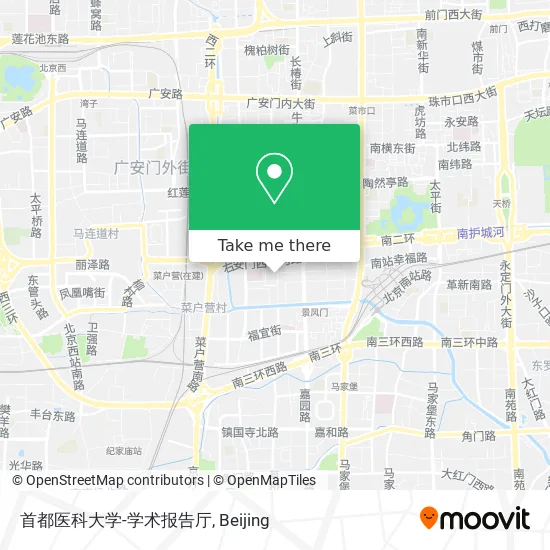 首都医科大学-学术报告厅 map