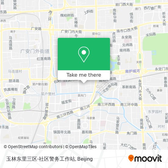 玉林东里三区-社区警务工作站 map