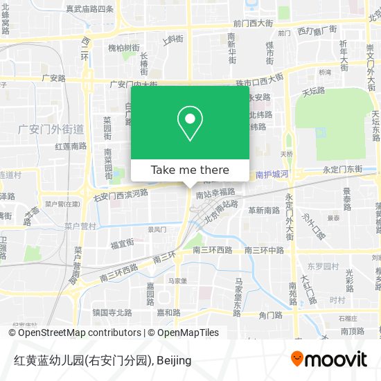 红黄蓝幼儿园(右安门分园) map