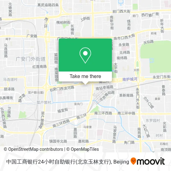 中国工商银行24小时自助银行(北京玉林支行) map