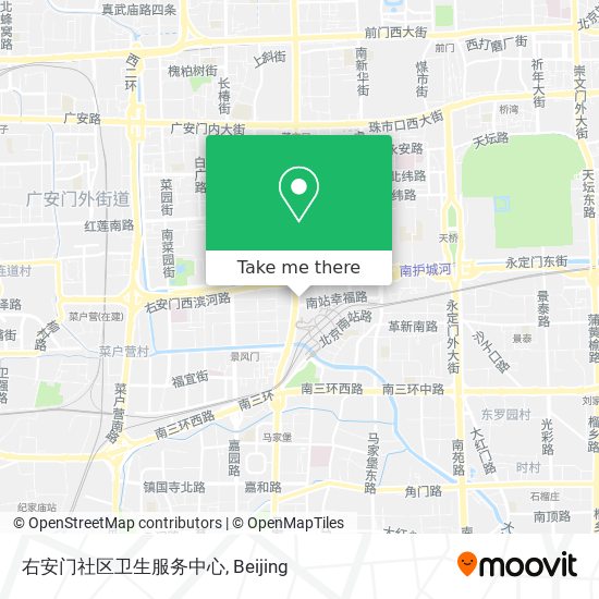 右安门社区卫生服务中心 map