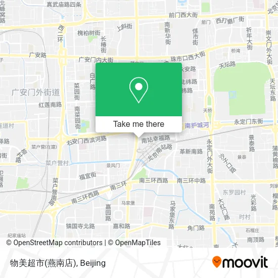 物美超市(燕南店) map