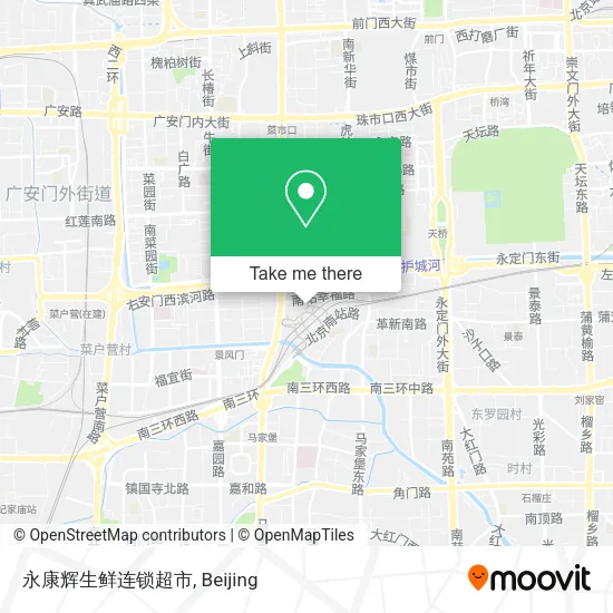 永康辉生鲜连锁超市 map
