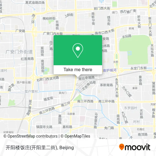 开阳楼饭庄(开阳里二街) map