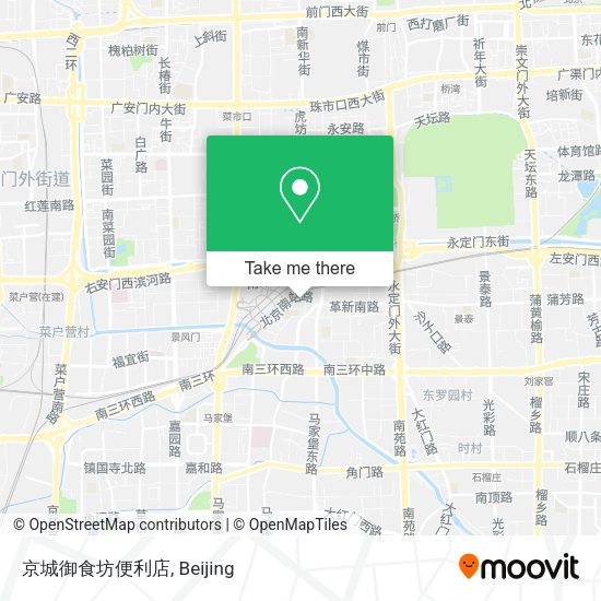 京城御食坊便利店 map
