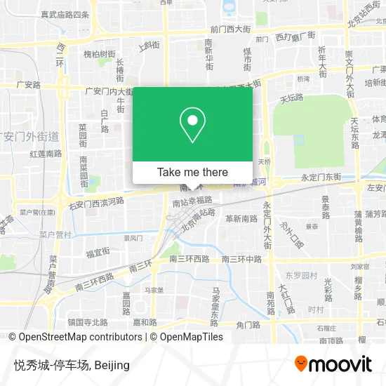 悦秀城-停车场 map