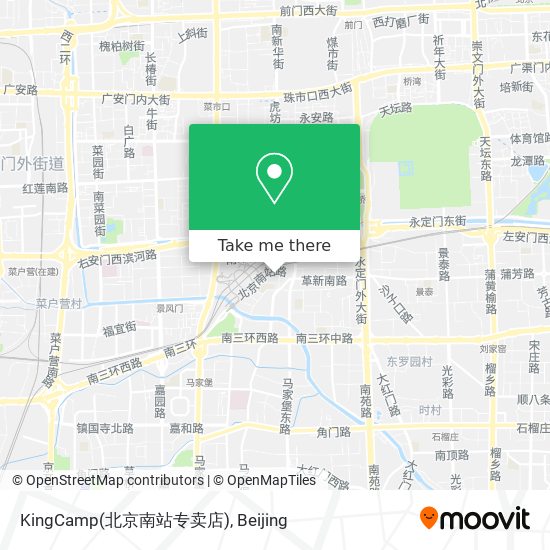 KingCamp(北京南站专卖店) map