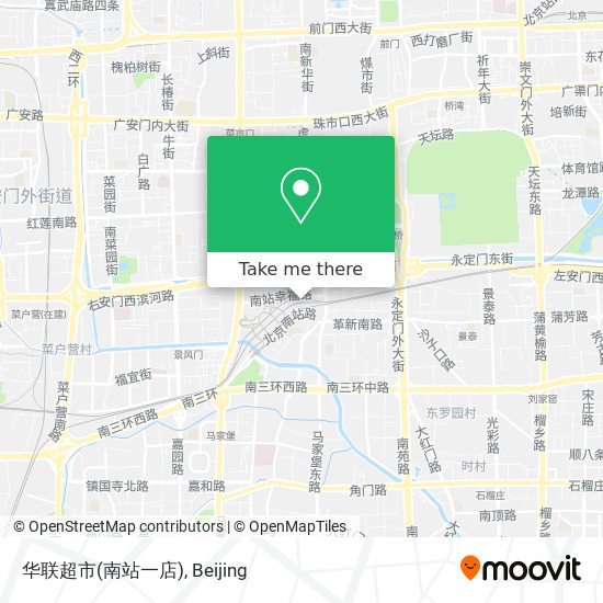 华联超市(南站一店) map