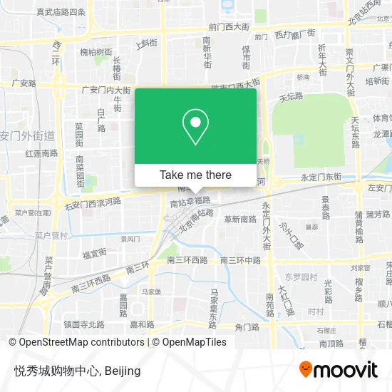 悦秀城购物中心 map