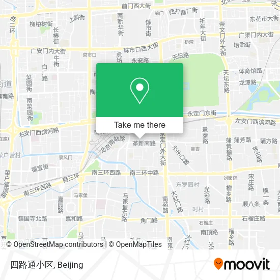 四路通小区 map