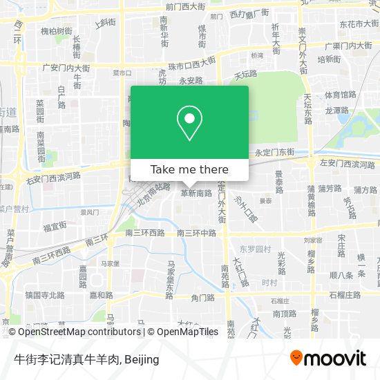 牛街李记清真牛羊肉 map