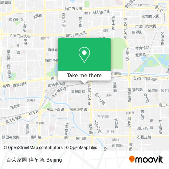 百荣家园-停车场 map