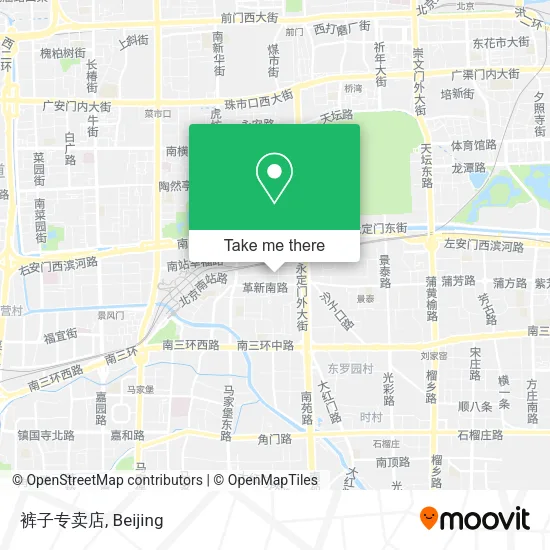 裤子专卖店 map