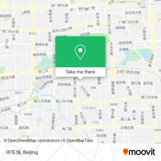 停车场 map