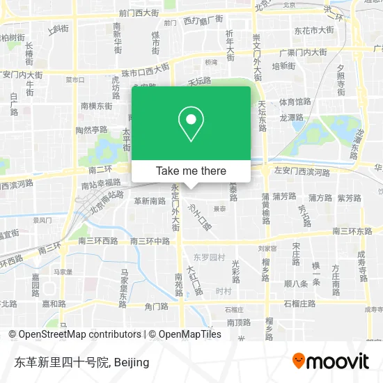 东革新里四十号院 map