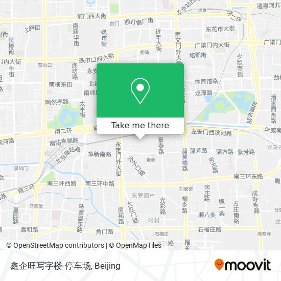 鑫企旺写字楼-停车场 map
