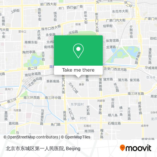 北京市东城区第一人民医院 map