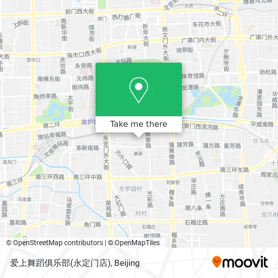 爱上舞蹈俱乐部(永定门店) map