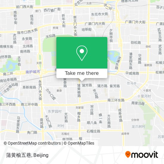 蒲黄榆五巷 map