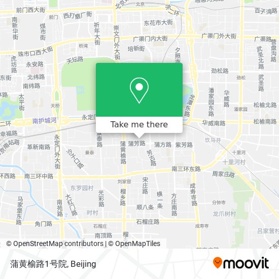 蒲黄榆路1号院 map
