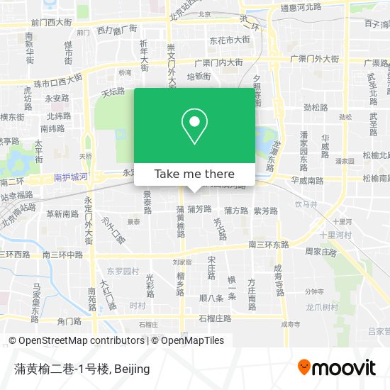 蒲黄榆二巷-1号楼 map