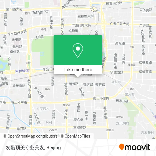 发酷顶美专业美发 map