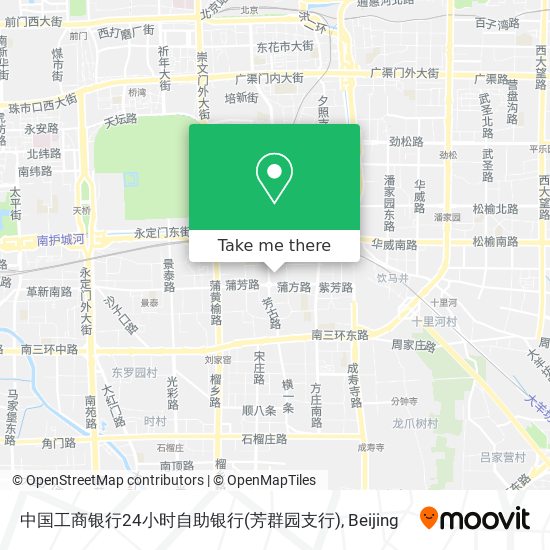 中国工商银行24小时自助银行(芳群园支行) map