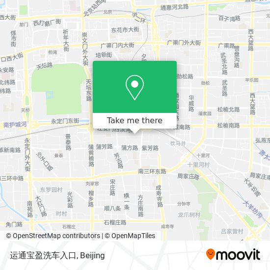 运通宝盈洗车入口 map