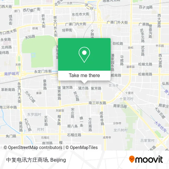 中复电讯方庄商场 map