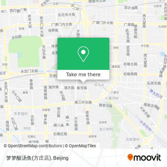 箩箩酸汤鱼(方庄店) map