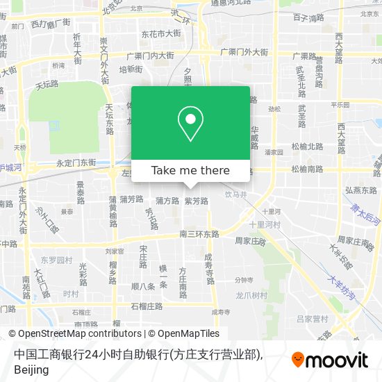 中国工商银行24小时自助银行(方庄支行营业部) map