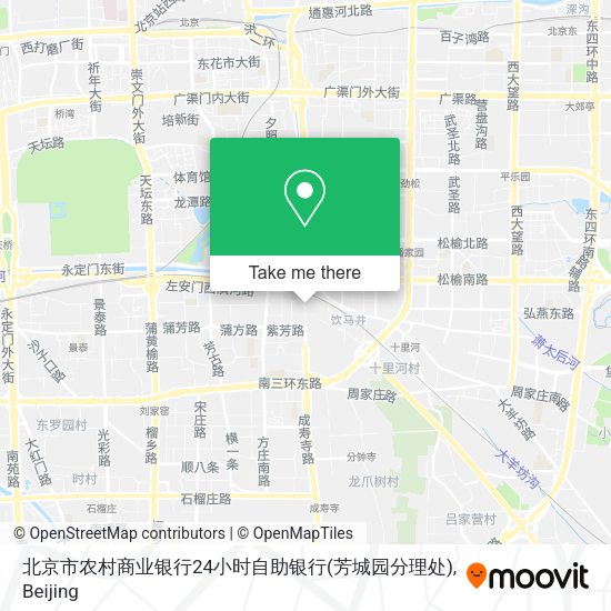 北京市农村商业银行24小时自助银行(芳城园分理处) map