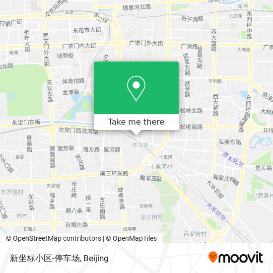 新坐标小区-停车场 map