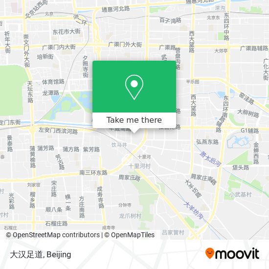 大汉足道 map
