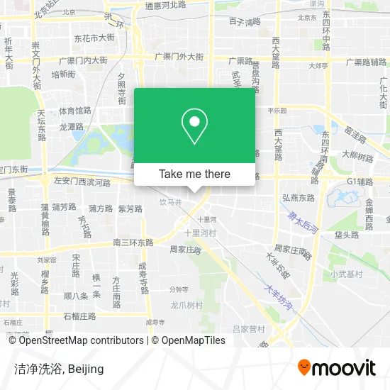 洁净洗浴 map