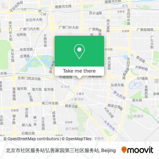 北京市社区服务站弘善家园第三社区服务站 map