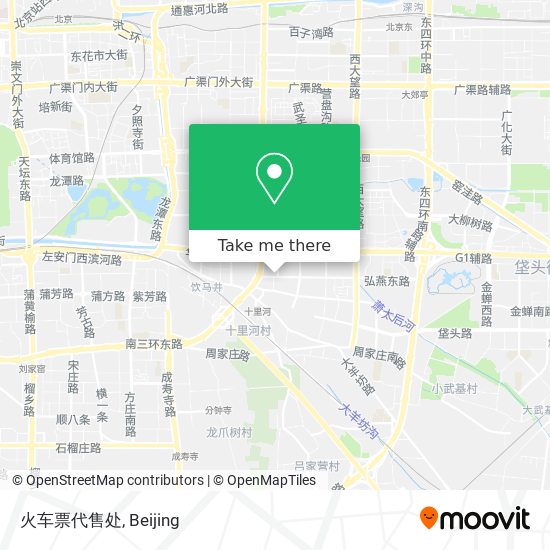 火车票代售处 map