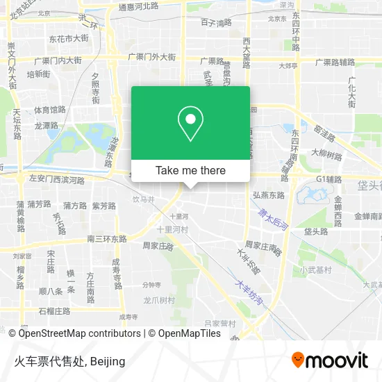 火车票代售处 map