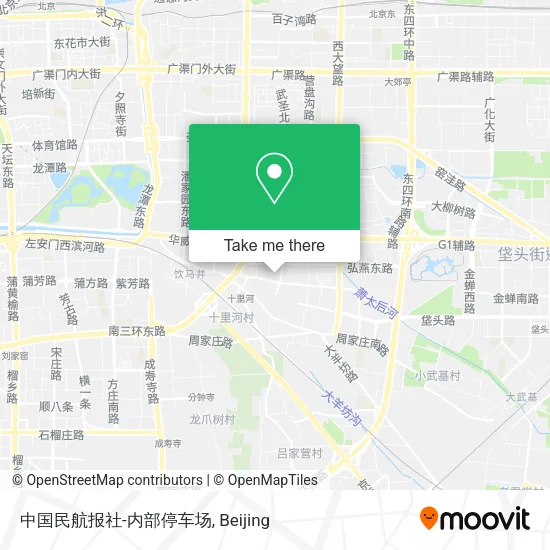 中国民航报社-内部停车场 map