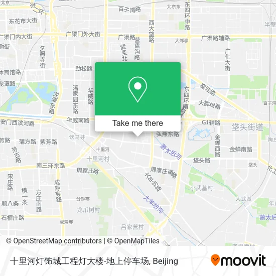 十里河灯饰城工程灯大楼-地上停车场 map