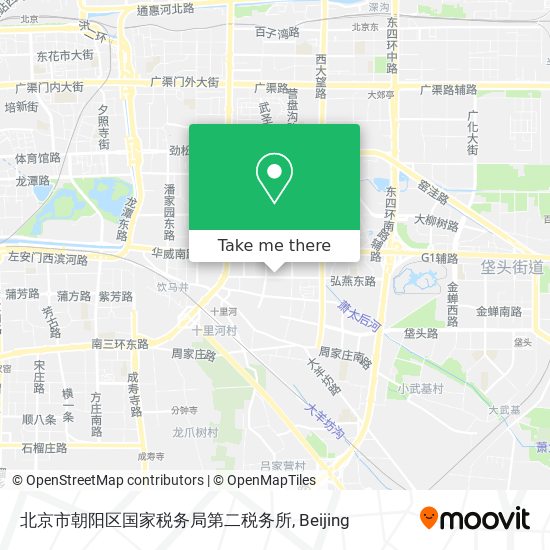 北京市朝阳区国家税务局第二税务所 map