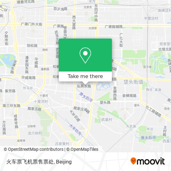 火车票飞机票售票处 map