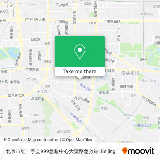 北京市红十字会999急救中心大望路急救站 map