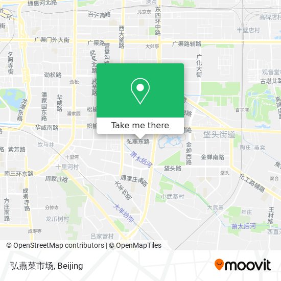 弘燕菜市场 map