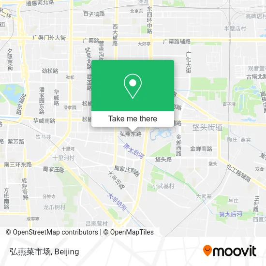 弘燕菜市场 map