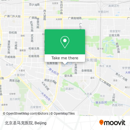 北京圣马克医院 map