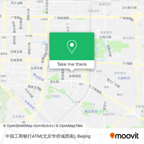 中国工商银行ATM(北京华侨城西南) map